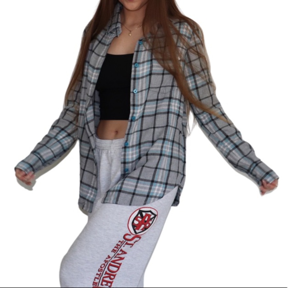 Aerie Plaid Pajama Top